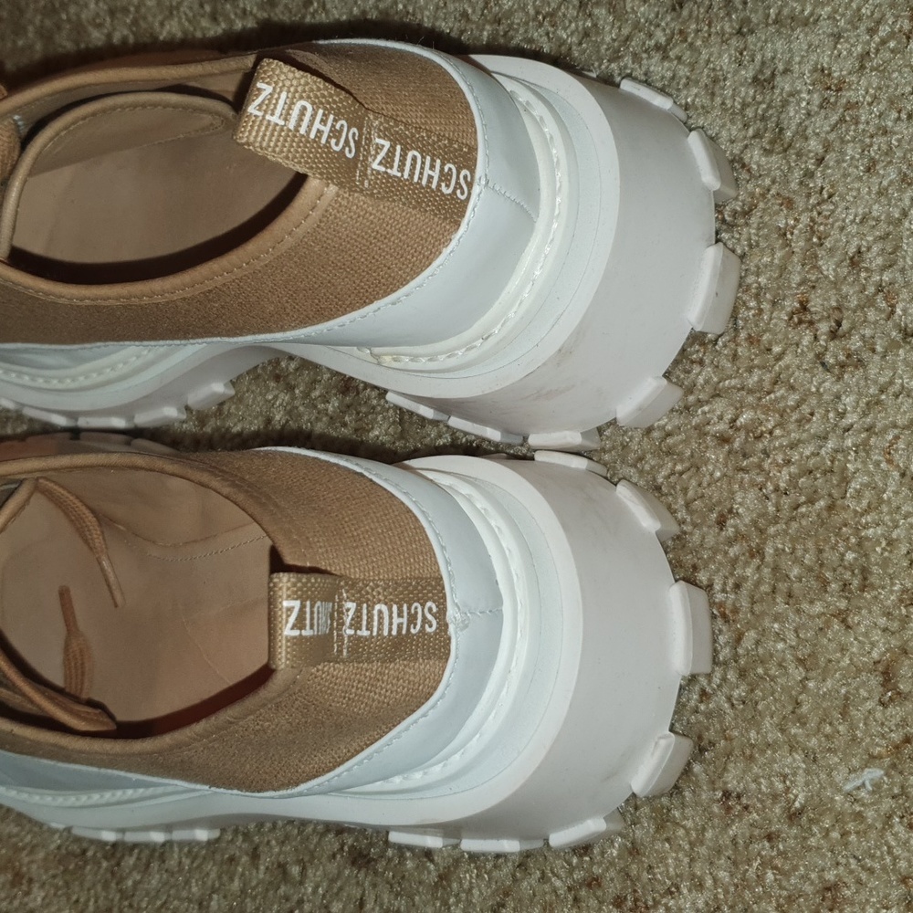 Schutz Krystal Lug Sole 2 Tone Lace Up Oxford sz 11 - Picture 8 of 8